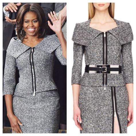 michelle obama michael kors tweed suit|Michelle Obama in Michael Kors at State of the Union.